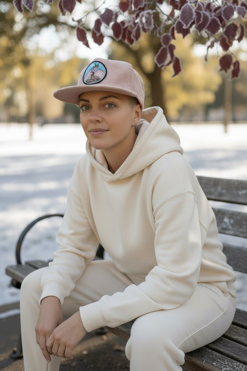 Graffiti T - Corduroy Pink/Brown